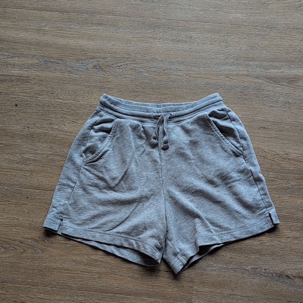Old Navy Heather Gray Drawstring Sweat Shorts